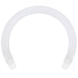 14 Gauge Clear 1/2" BIOPLAST Flexible Replacement Horse Shoe Circular Barbell