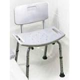 Drive Deluxe Aluminum Adjustable Height Bath Bench without Back, Non Assembled