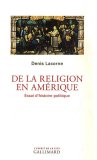 De la religion en AmÃ©rique : Essai d'histoire politique book cover