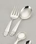 Sterling Danish Educator Spoon & Fork Set