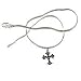 Garnet Gemstone Pendant in Sterling Silver 2.25  -Cool Summer Jewelry (pndts009pndt)