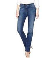 Straight Leg Denim Jeans