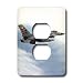 Jet - F-16 Jet Aircraft - Light Switch Covers - 2 plug outlet cover