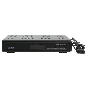 König FTA Ricevitore satellitare (2 prese Scart), colore: Nero