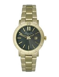 Kenneth Cole New York Round Gold Link Strap Womens watch #KC4885