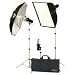 Photogenic StudioMax III AC Soft Box Studio Kit with 3 AKC 320 Constant-Color Monolights, 24x36 Soft Box, Umbrella, Background Reflector, Stands & Case........(AKC990K)