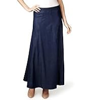Per Una Panelled Denim Maxi Skirt