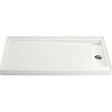 KOHLER K-9948-0 Groove Acrylic Receptor 60-Inch by 32-Inch Right-Hand Drain, White