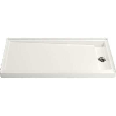 KOHLER K-9948-0 Groove Acrylic Receptor 60-Inch by 32-Inch Right-Hand Drain, White