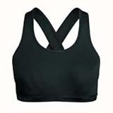 Shock Absorber Crossback Sports Bra Top / Support Level 3 (Size: 34D) (Colour: Black )