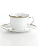 Charter Club Grand Buffet Platinum Cup and Saucer by Charter Club