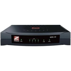 Zoom X5 2/2+ Retail Modem/ Gate Router/firewall 4-PORT Switch USB E