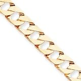 14k 10.75mm G-Lock Link Bracelet - 8 Inch