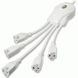 Power Squid with 5 Outlets - White