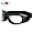 Bobster Cruiser Goggles,Black Frame/Clear Lens,one size