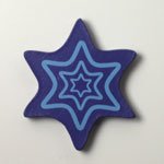 Star Fridge Magnet / Blue
