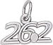 Jewelry : Marathon 26.2 Plain Charm by Rembrandt Charms