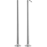 Chrome Minimalist Freestanding Bathroom Standpipes for Bath Filler/Bath Shower Mixer