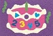 Lauri Early Learning Textured Crepe Rubber Puzzle - 16 Pcs BIRTHDAY CAKE