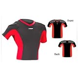 McDavid Junior HexPad Pro HDC Shirt (Size: Junior Medium (71 - 74 cm)) (Colour: Black / Red )