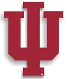 Indiana Hoosiers 12 'IU' Car Magnet