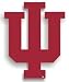 All Products : Indiana Hoosiers 12" 'IU' Car Magnet