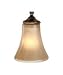 Riffled Tannin Glass - Golden Lighting - G4002-6