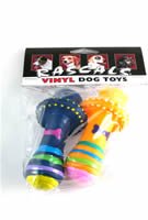 Coastal Dog Toys Rascals Vinyl 2-Pack Puppy Pacifier