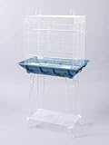 Pet Supplies : CL Cage Stand White 24X14 inch