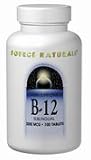 Source Naturals, B-12 Sublingual, 2000mcg, 100 Tablets