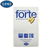 LYSI Omega-3 Forte Fish Oil - 64 x 1000mg Capsules