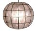 Simple Best Quality Unique Overhead Lighting - 11 Capiz Sea Shell Hanging Ceiling Light Fixture Lamp