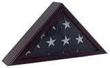 Cadet III Flag Display Case for 3ft x 5ft Flag - Cherry