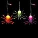 Set of 35 Light up the Night Creepy Spider Novelty Halloween Lights