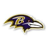 Baltimore Ravens 12 Right Logo Car Magnet
