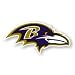 Baltimore Ravens 12 Right Logo Car Magnet