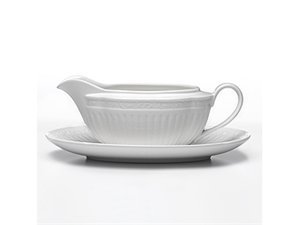 Mikasa Italian Countryside Gravy Boat with Stand