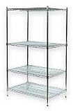 Storelogic 1ZTG4 Industrial Wire Shelving, H 63, W 24, D 24