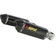 10-12 KAWASAKI Z1000: AKRAPOVIC SLIP-ON EXHAUST - CARBON FIBER