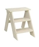 Folding Wooden Kitchen Steps - Stool