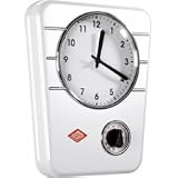 Wesco 322 401-01 K&uuml;chenuhr Classic Line weiss