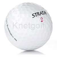 60 MINT STRATA TOUR PRO USED GOLF BALLS + FREE TEES