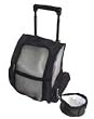 Designer Dog Carrier - Small Wheeled Pet Carrier - Black