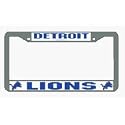 Detroit Lions Chrome License Plate Frame - Set of 2