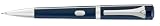 Omas Emotica Polished Blue with Steel Trim .7mm Pencil - O-019D0004