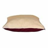 Orthopedic Memory Rectangle Dog Bed Burgundy 30X36