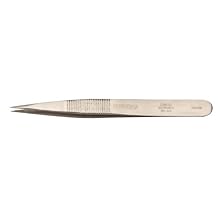 Erem Straight Fine Point Anti Magnetic Tweezer, Stainless Steel, 4.75" Length