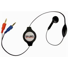 Cables Unlimited Retractable Mono VoIP Cable (Black)