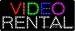 Video Rental Outdoor LED Sign 13 x 32