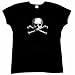 Ladies Olde Skull and Bones T-Shirt
